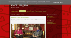 Desktop Screenshot of claraobligado.es